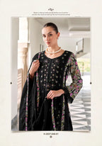 Alok Sakina Vol 6 Viscose Rayon With Embroidery Work Dress Material