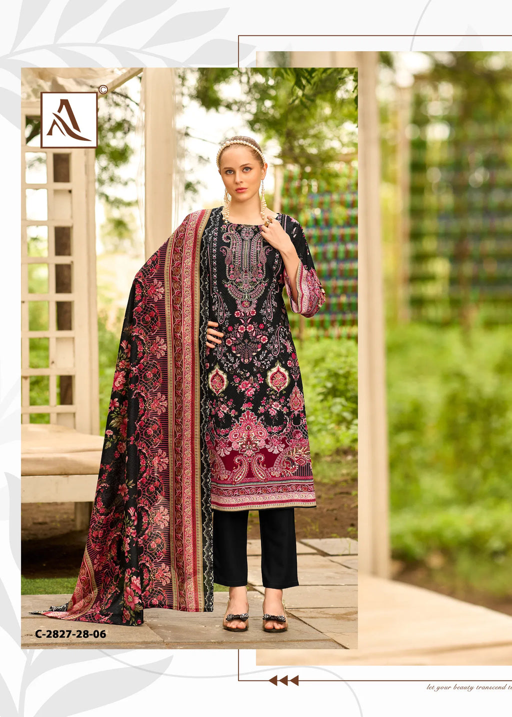 Alok Tahira Edition Vol 03 Viscose Rayon Embroidered Dress Material