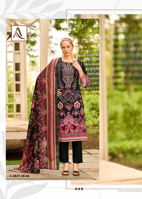 Alok Tahira Edition Vol 03 Viscose Rayon Embroidered Dress Material