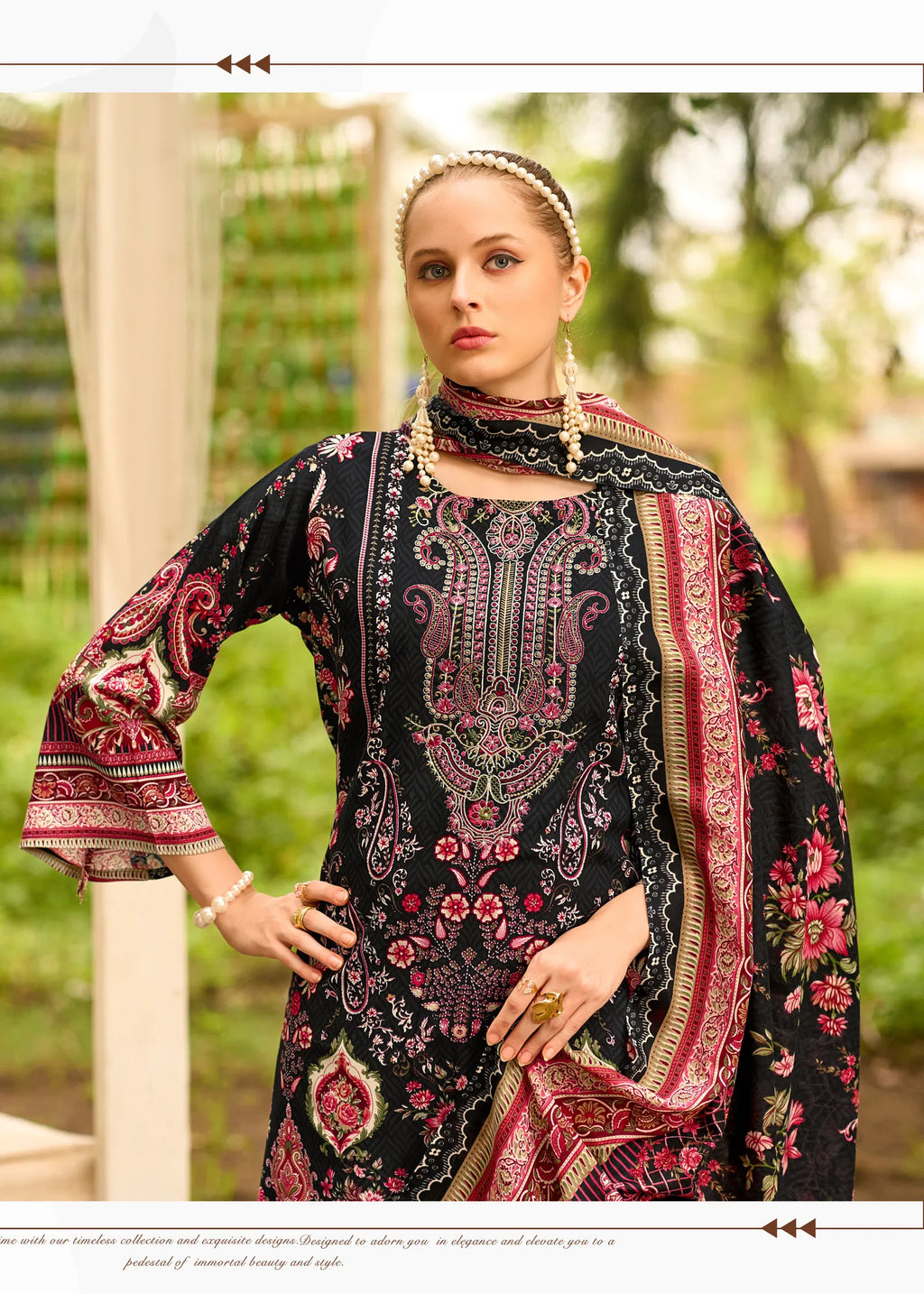 Alok Tahira Edition Vol 03 Viscose Rayon Embroidered Dress Material