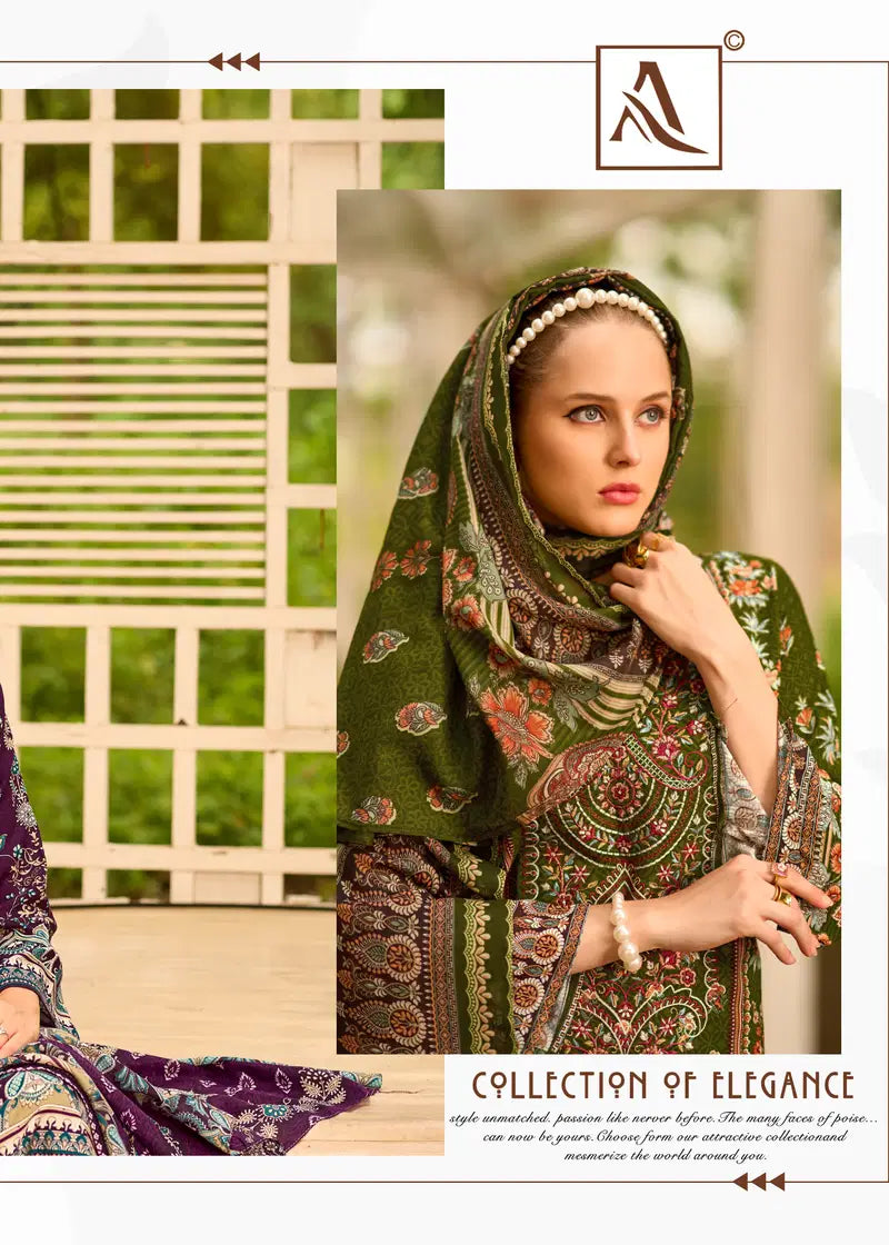 Alok Tahira Edition Vol 03 Viscose Rayon Embroidered Dress Material