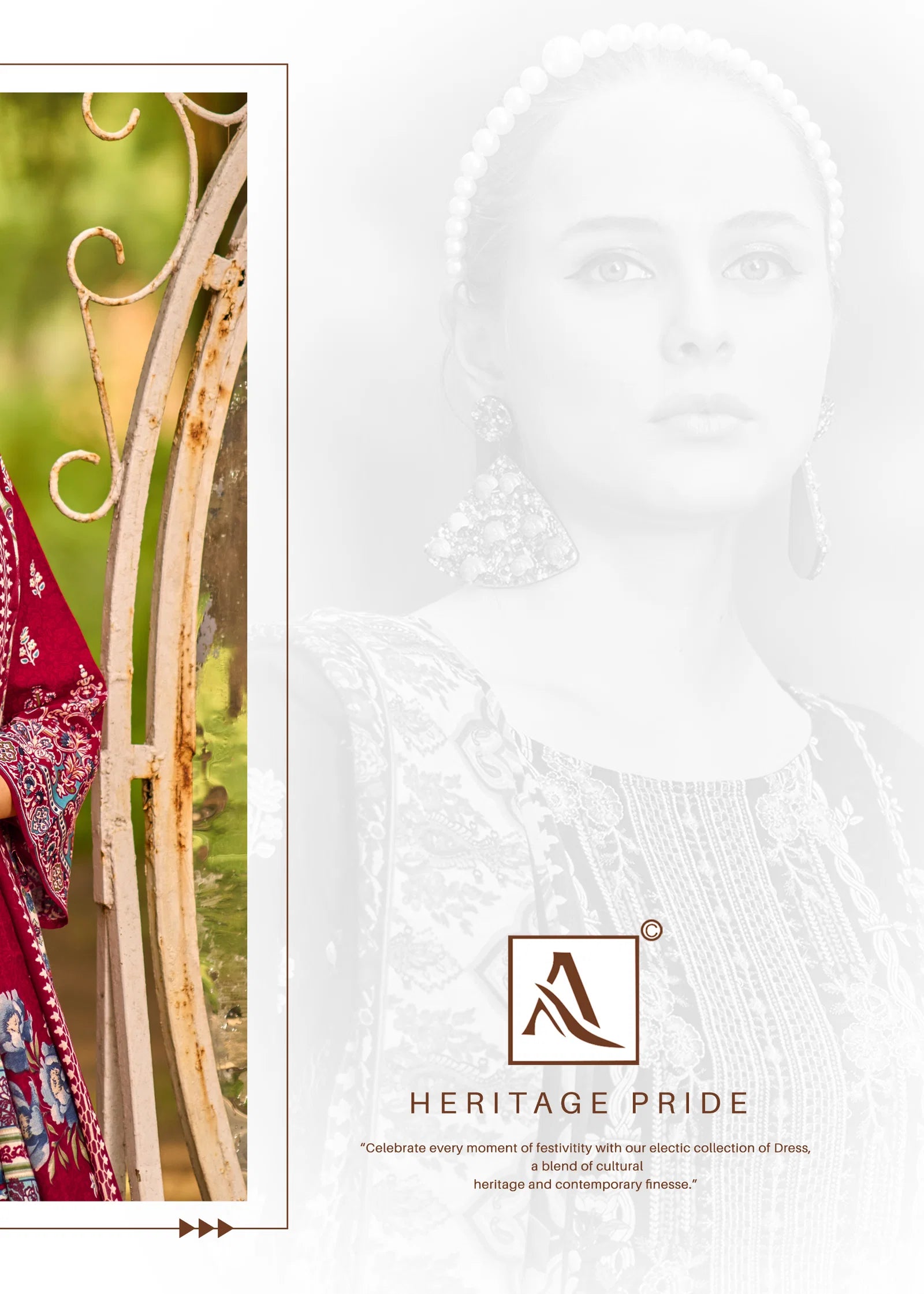 Alok Tahira Edition Vol 03 Viscose Rayon Embroidered Dress Material