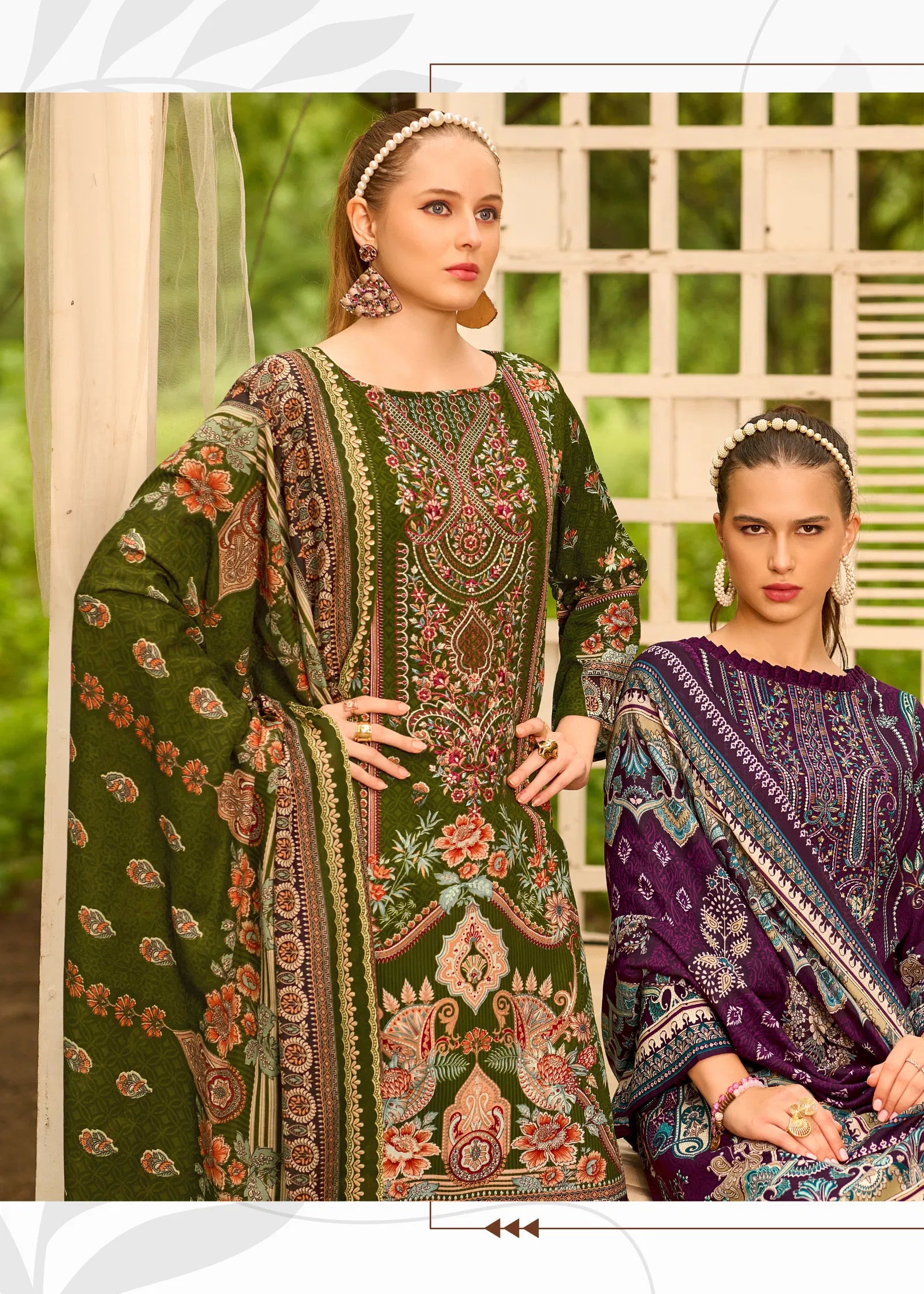 Alok Tahira Edition Vol 03 Viscose Rayon Embroidered Dress Material