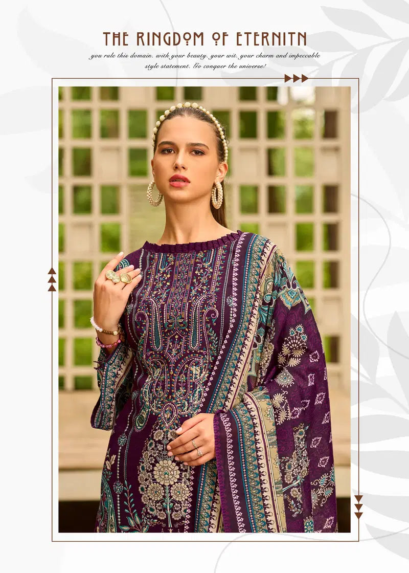Alok Tahira Edition Vol 03 Viscose Rayon Embroidered Dress Material