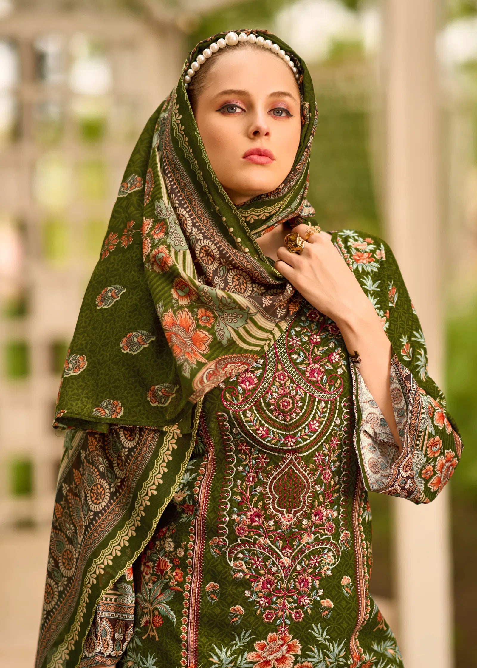 Alok Tahira Edition Vol 03 Viscose Rayon Embroidered Dress Material