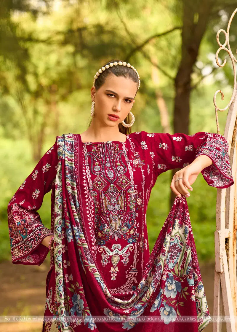 Alok Tahira Edition Vol 03 Viscose Rayon Embroidered Dress Material