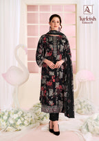 Alok Turkish Edition 13 Viscose Rayon Printed Dress Material