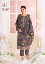 Alok Turkish Edition 13 Viscose Rayon Printed Dress Material