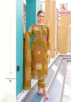 Alok Turkish Edition 14 Viscose Rayon Printed Dress Material