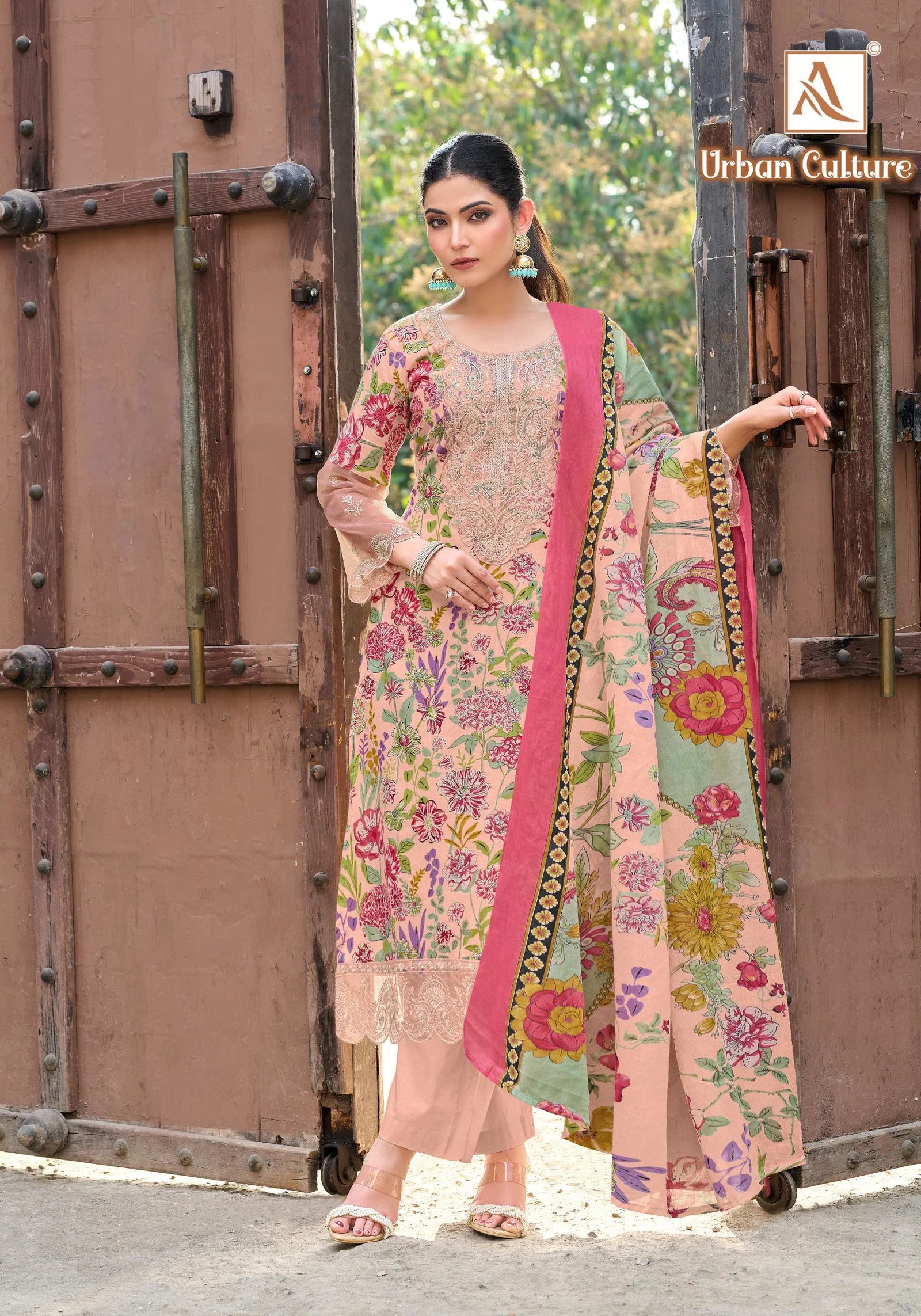 Alok Urban Culture Cotton Printed Designer Dress Material