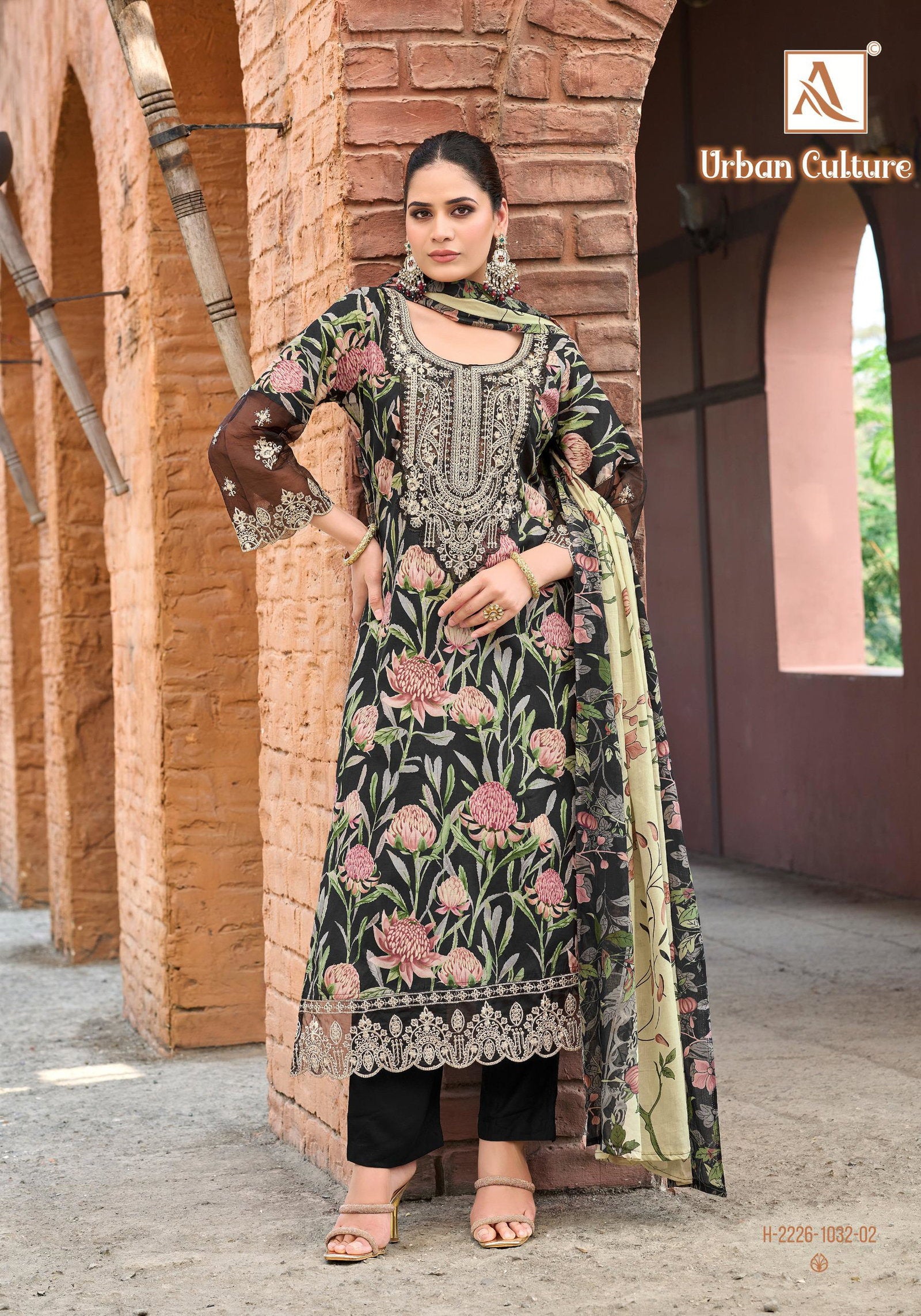 Alok Urban Culture Cotton Printed Designer Dress Material