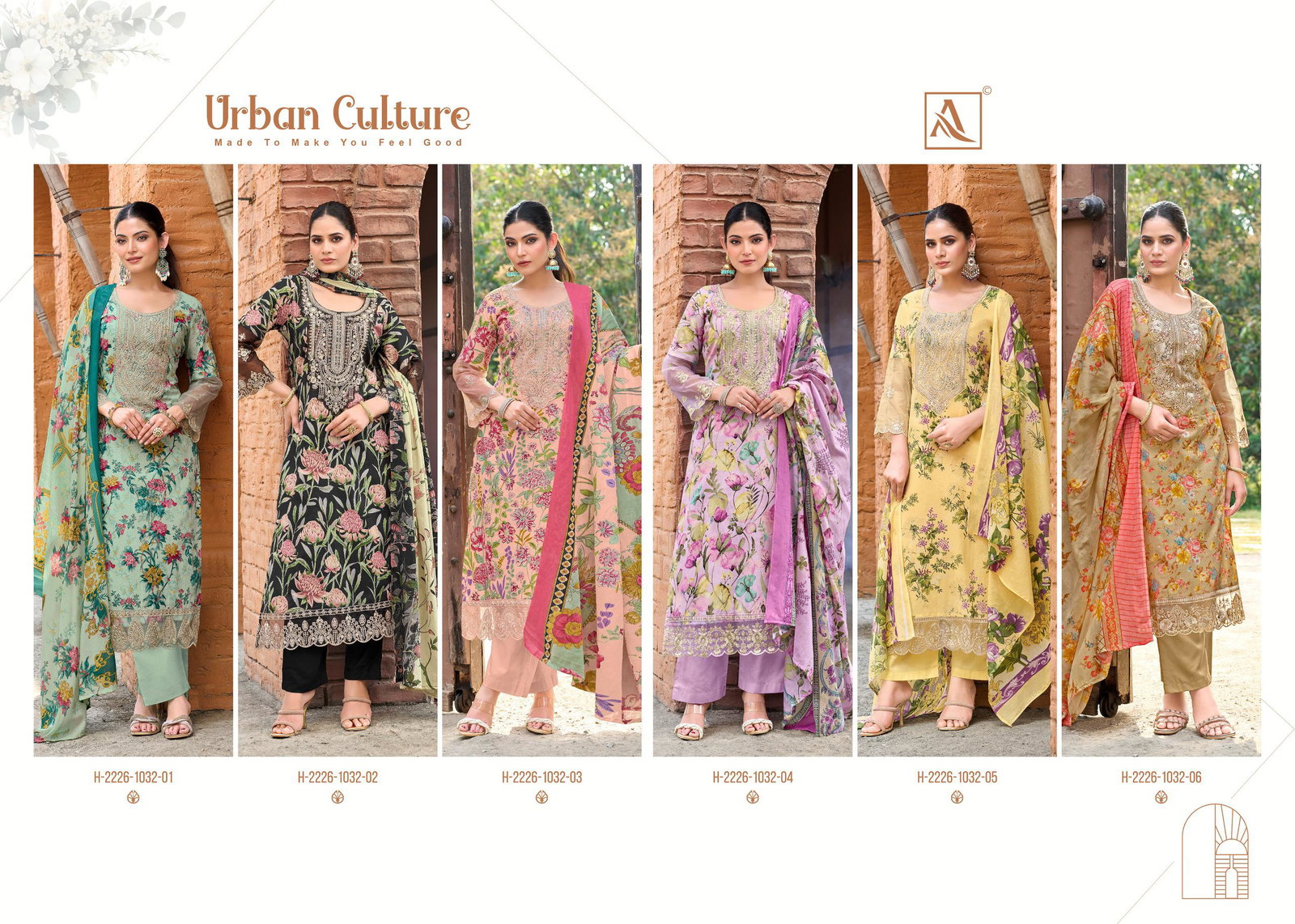Alok Urban Culture Cotton Printed Designer Dress Material