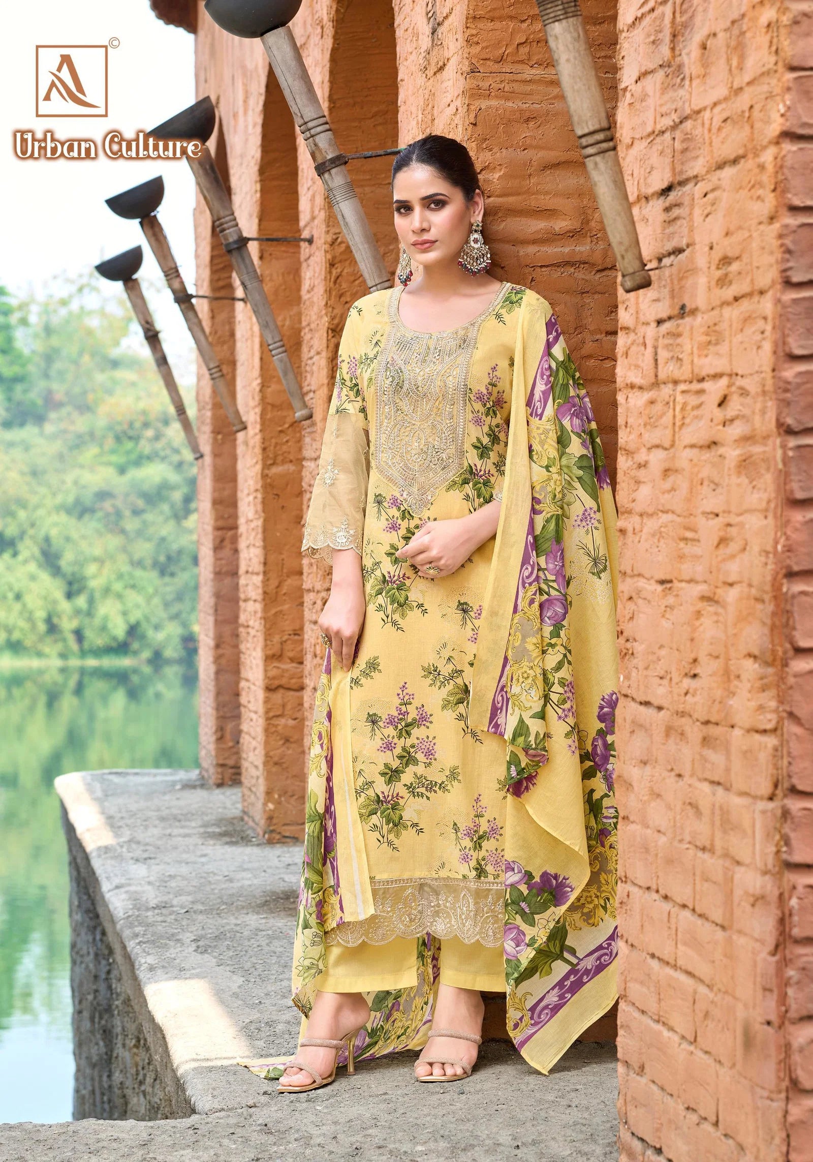 Alok Urban Culture Cotton Printed Designer Dress Material