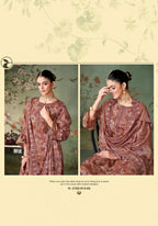 Alok Zarkan Queen Cambric Cotton Floral Print With Work Dress Material
