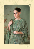 Alok Zarkan Queen Cambric Cotton Floral Print With Work Dress Material