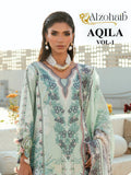 Alzohaib Aqila Vol 1 Chiffon Dupatta Cotton Embroidered Salwar Kameez Full Catalog available at wholesale rate.