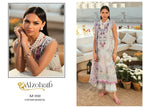 Alzohaib Aqila Vol 1 Chiffon Dupatta Cotton Embroidered Salwar Kameez Full Catalog available at wholesale rate.