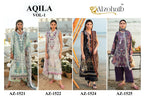 Alzohaib Aqila Vol 1 Chiffon Dupatta Cotton Embroidered Salwar Kameez Full Catalog available at wholesale rate.