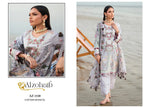 Alzohaib Aqila Vol 2 Chiffon Dupatta Cotton Embroidered Salwar Kameez