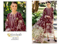 Alzohaib Az 1351 A To B Chiffon Dupatta Cotton Embroidered Salwar Kameez
