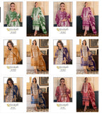 Alzohaib Az 1361 A To C And 1362 A To C Cotton Dupatta Cotton Salwar Suit