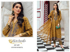 Alzohaib Az 1454 And 1455 Chiffon Dupatta Cotton Paksitani Salwar Kameez