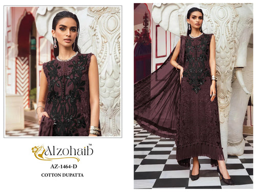 Alzohaib Az 1456 And 1457 And 1464 C And D Cotton Dupatta Cotton Salwar Kameez