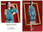 Alzohaib Az 1492 And 1500 Chiffon Dupatta Cotton Embroidered Salwar Kameez