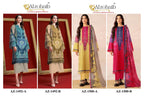 Alzohaib Az 1492 And 1500 Chiffon Dupatta Cotton Embroidered Salwar Kameez