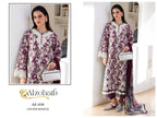 Alzohaib Az 1535 To 1538 Chiffon Dupatta Cotton Embroidered Salwar Kameez