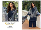 Alzohaib Aziza 1543 To 1546 Chiffon Dupatta Cotton Patch Work Salwar Kameez
