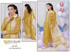 Alzohaib Aziza Vol 2 Chiffon Dupatta Cotton Pakistani Salwar Kameez