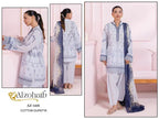 Alzohaib Aziza Vol 2 Chiffon Dupatta Cotton Pakistani Salwar Kameez