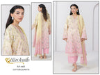 Alzohaib Ibaris Vol 1 Chiffon Dupatta Cotton Pakistani Salwar Kameez