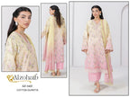 Alzohaib Ibaris Vol 1 Chiffon Dupatta Cotton Pakistani Salwar Kameez