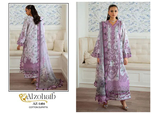 Alzohaib Riwayat Vol 2 Cotton Dupatta Cotton Pakistani Salwar Kameez