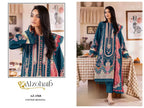 Alzohaib Zaynah Vol 1 Chiffon Dupatta Cotton Patch Work Salwar Kameez