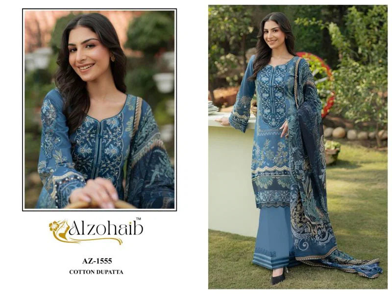 Alzohaib Zoya Vol 2 Cotton Dupatta Cotton Patch Work Pakistani Salwar kameez Collection