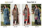 Alzohaib Zoya Vol 2 Cotton Dupatta Cotton Patch Work Pakistani Salwar kameez Collection