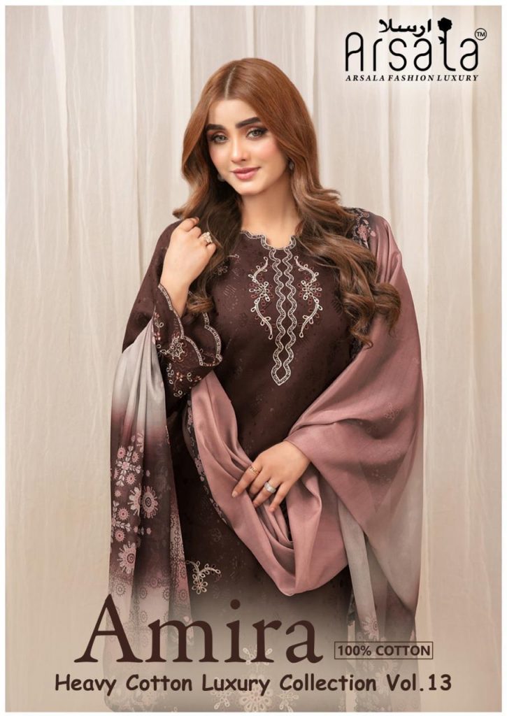 Arsala Amira Vol-13 – Karachi Readymade Kurti Pant With Dupatta