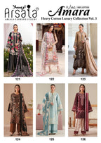 Arsala Amara Vol 3 Readymade Lawn Cotton Karachi Kurti Pant With Dupatta