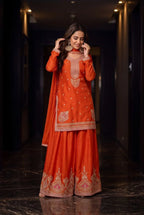 Aurraa Haseen Chinon Embroidered Salwar Kameez