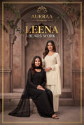 Aurraa Leena Chinon Beads Work Kurti Sharara With Dupatta Collection