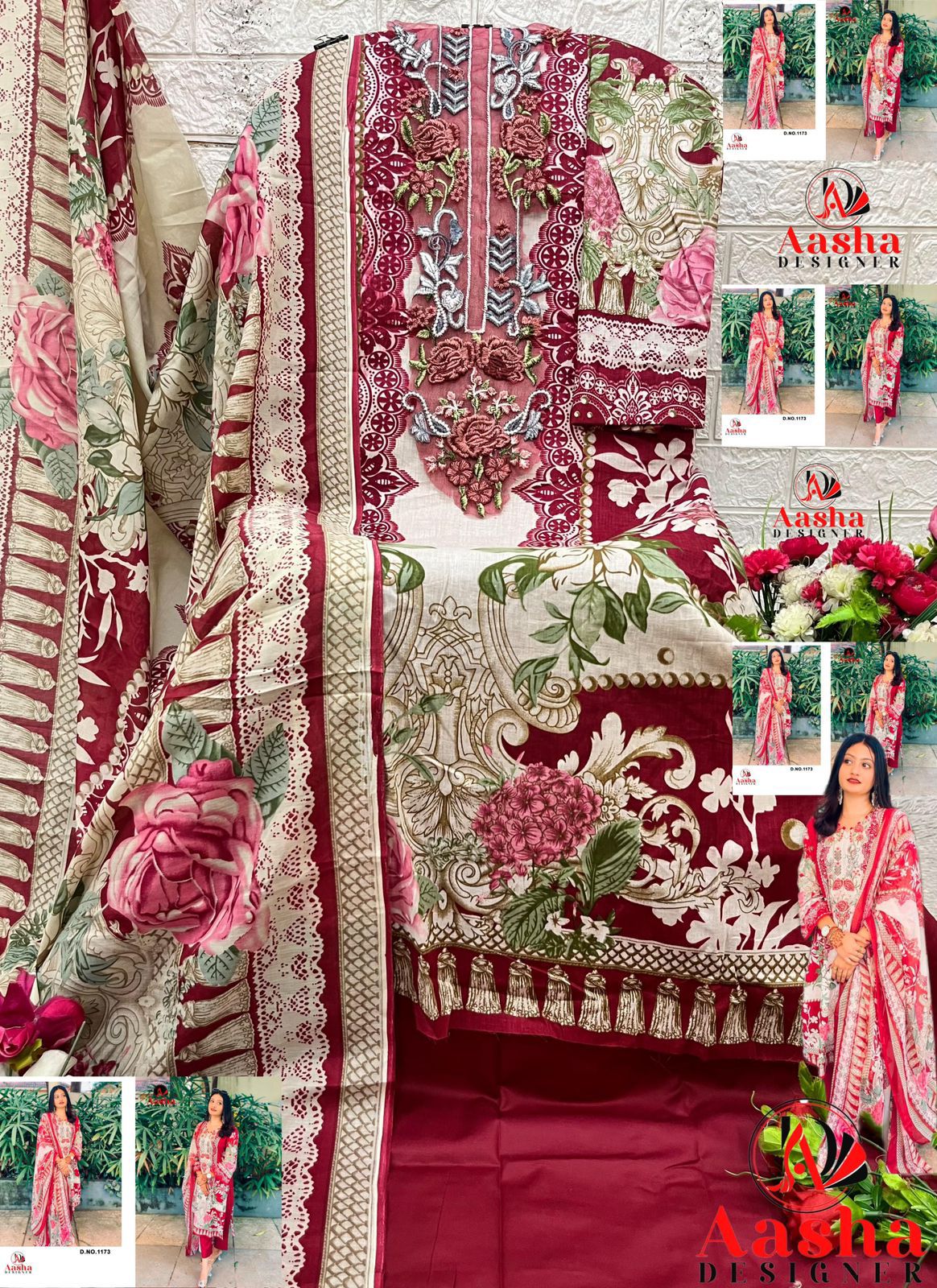 AASHA DESIGNER®️	Design No. 1173
