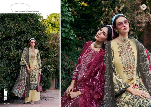 Belliza Riwayat Vol 15 Viscose Rayon Digital Print Dress Material Collection