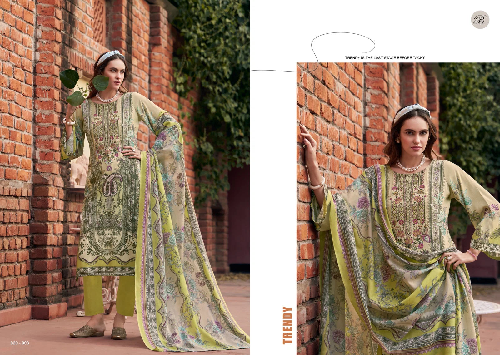 Belliza Riwayat Vol 15 Viscose Rayon Digital Print Dress Material Collection