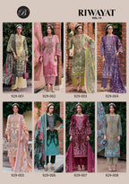 Belliza Riwayat Vol 15 Viscose Rayon Digital Print Dress Material Collection