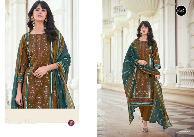 Belliza Bin Saeed Vol 10 Cotton Digital Printed Dress Material Collection
