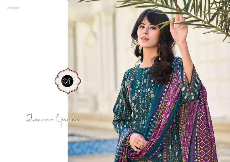 Belliza Bin Saeed Vol 10 Cotton Digital Printed Dress Material Collection
