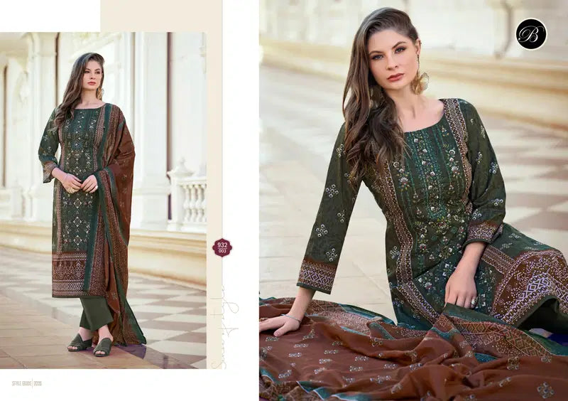 Belliza Bin Saeed Vol 10 Cotton Digital Printed Dress Material Collection